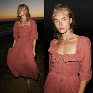 ISO Free People Oasis Midi Dress in Auburn S or XS